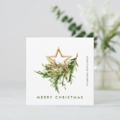 エレガントなボヘミアンクリスマスコンポジション - 法人向け シーズンカード (スタンド正面)