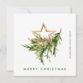 エレガントなボヘミアンクリスマスコンポジション - 法人向け シーズンカード