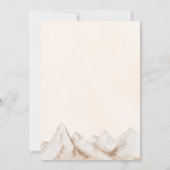 エレガントなボヘミアンスタイルのパンパスグラス　モダンウェディング 招待状 (裏面)