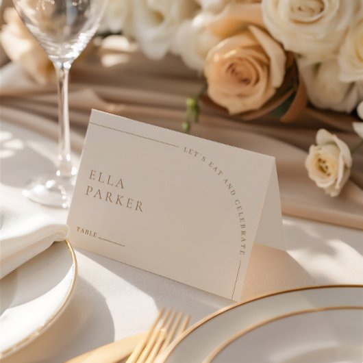 エレガントなボヘミアンスタイルの結婚式デジタルゲストプレイスカード 招待状