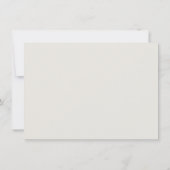 エレガントなボヘミアンハイランドカウ子供写真誕生日 サンキューカード (裏面)