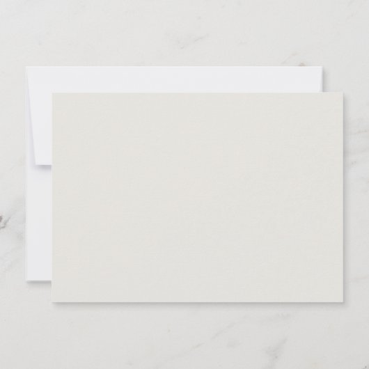 エレガントなボヘミアンハイランドカウ子供写真誕生日 サンキューカード (裏面)