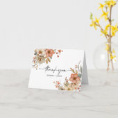 エレガントなボヘミアンワイルドフラワーの水彩花 カード (黄色い花)