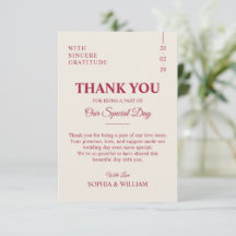 エレガントなボルドーのミニマリスト結婚式