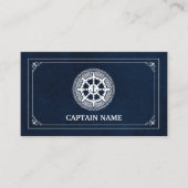エレガントなボートのレンタル(個人化して下さい) 名刺 (正面)