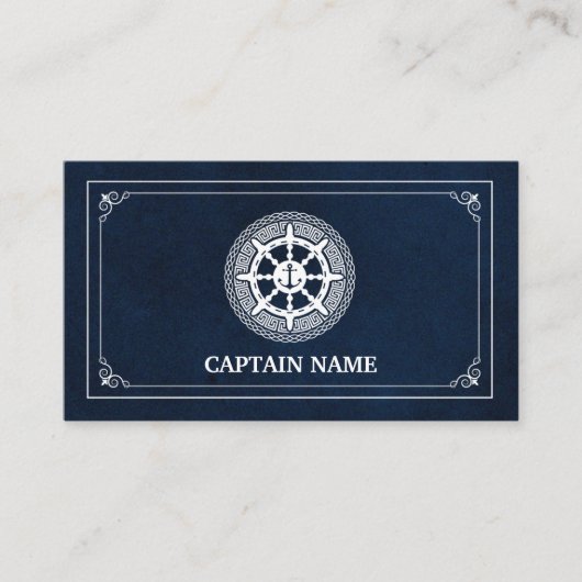 エレガントなボートのレンタル(個人化して下さい) 名刺 (正面)