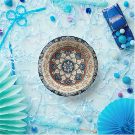 エレガントなボーホー ワイルドフラワー フラワーパターン セラミック ウェ ペーパーボウル