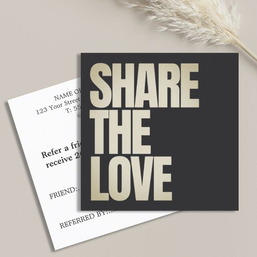 エレガントなボールドダークグレーゴールド 紹介カード