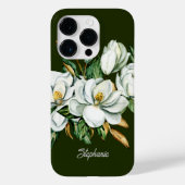 エレガントなマグノリアの花のオリジナルブライズメイド Case-Mate iPhoneケース (裏面)
