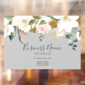 エレガントなマグノリア | グレービジネス ウィンドウサイン (シート2)