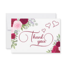 エレガントなマジェンタ & ピンク ボヘミア ローズ ブライダル シャワー