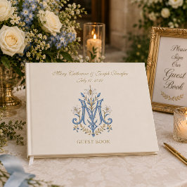 エレガントなマリア様カトリック結婚式トラディショナル ゲストブック
