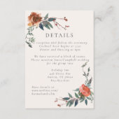 エレガントなマルサラピーチ植物園 エンクロージャーカード (正面)