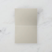 エレガントなマンダラ インド ヘンナ ボホ ブラック ウェディング サンキューカード (内部)