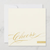 エレガントなミックス＆ミンゴルのホリデーパーティー招待状 招待状 (裏面)