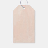 エレガントなミッドセンチュリーのクリスマスツリー ホリデー ギフトタグ (裏面)