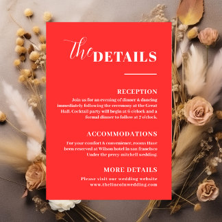 エレガントなミニマリストの赤いディテールが付いた封筒カード エンクロージャーカード