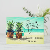 エレガントなミニマリスト、トロピカルビーチ セーブザデート (スタンド正面)