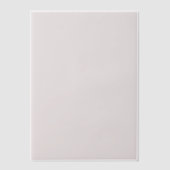 エレガントなミニマルソリッドカラーのモーブ ベラム紙招待状 (正面)