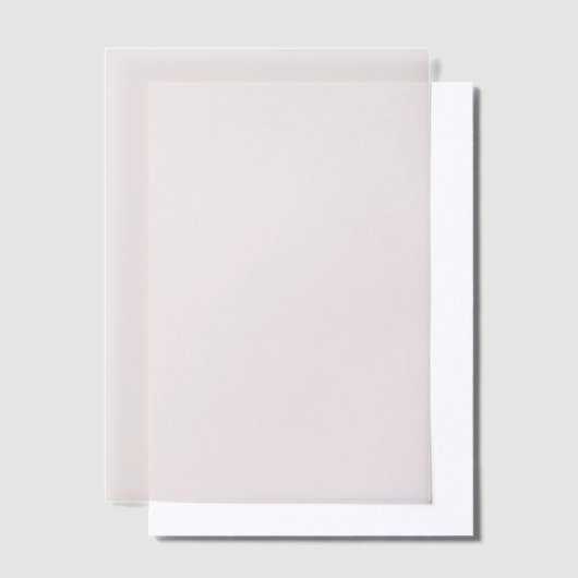 エレガントなミニマルソリッドカラーのモーブ ベラム紙招待状 (オフセット)