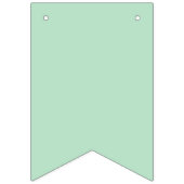 エレガントなミントグリーンのバンティングバナー バンティングフラッグ (第2の旗)