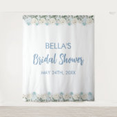 エレガントなメインスクイーズ ウィンターブライダルシャワー タペストリー (正面)