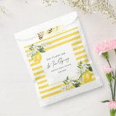 エレガントなメインスクイーズ ブライダルシャワー フェイバーバッグ (封をした状態)