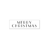 エレガントなメリークリスマス セルフインキングスタンプ (デザイン)