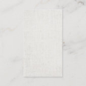 エレガントなメーキャップアーティストのヒョウのプリントの銀のストライプ 名刺 (裏面)