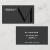 エレガントなメーキャップアーティストの美容師のプロフェッショナル 名刺 (正面/裏面)