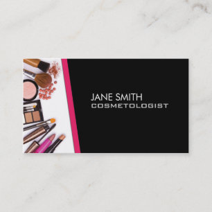 エレガントなメーキャップアーティストの美容師のCosmetology 名刺
