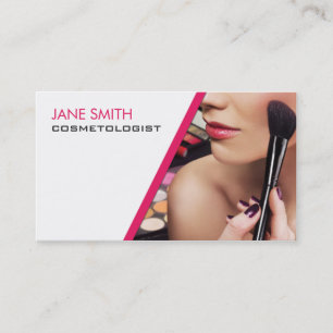 エレガントなメーキャップアーティストの美容師のCosmetology 名刺