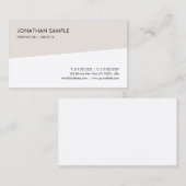 エレガントなモダンな最小主義のテンプレートのプロフェッショナル 名刺 (正面/裏面)