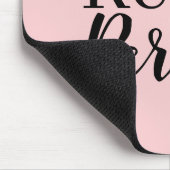 エレガントなモダンは主張します抵抗します感動的な引用文 マウスパッド (コーナー)