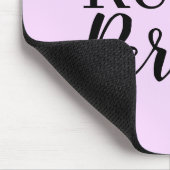 エレガントなモダンは主張します抵抗します感動的な引用文 マウスパッド (コーナー)