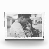 エレガントなモダンウェディングフォト フォトブロック (正面)