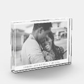 エレガントなモダンウェディングフォト フォトブロック (左)