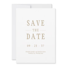 エレガントなモダンウェディング ホワイトゴールド