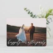 エレガントなモダンカリグラフィーエロープメントウェディング招待状 招待状 (スタンド正面)