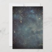 エレガントなモダンギャラクシースターズ ブルースイート16 招待状 (裏面)