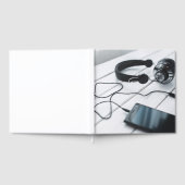 エレガントなモダンゲストブック ゲストブック (全面)