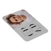 エレガントなモダンスクリプトの卒業発表 マグネット (右側)