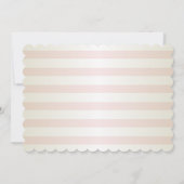 エレガントなモダンストライプ、ガラス、結婚式、出席確認カード 招待状 (裏面)