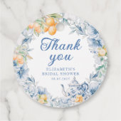 エレガントなモダンティーパーティー フェイバータグ (裏面)