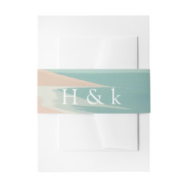 エレガントなモダンビーチ 招待状ベリーバンド