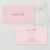 エレガントなモダンミニマルテンプレート プロフェッショナル 名刺 (正面/裏面)