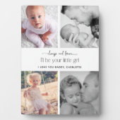 エレガントなモダン タイポグラフィー フォト コラージュ フォトプラーク (正面)