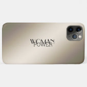 エレガントなモダン メタリック ゴールド Case-Mate iPhoneケース (裏面(横))