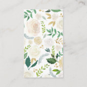 エレガントなモノグラムのテレホンカード コーリングカード (裏面)