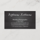 エレガントなモノグラムの名刺 名刺 (裏面)